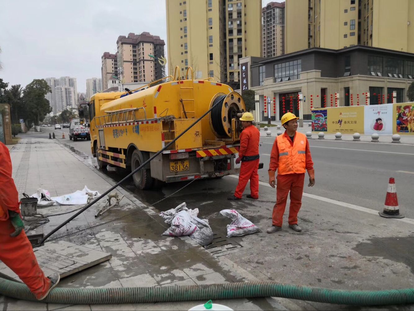 汕头排污管道清淤-管道清洗
